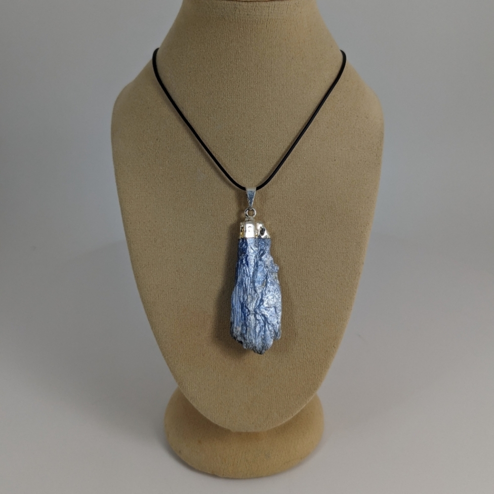 Kyanite necklace, gemstone jewelry, gift idea, throat chakra, truth stone
